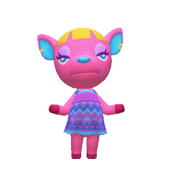 fuschia shrugging